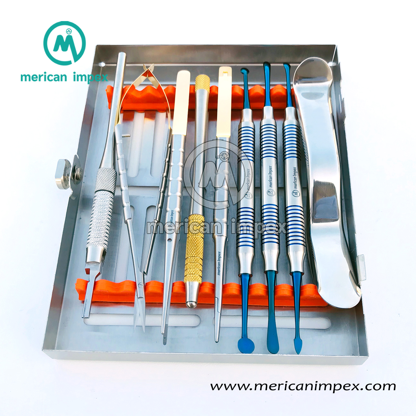Dental Oral Surgery Instruments Kit Maxillofacial